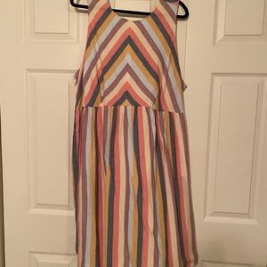 Women’s Plus Size Striped Dress